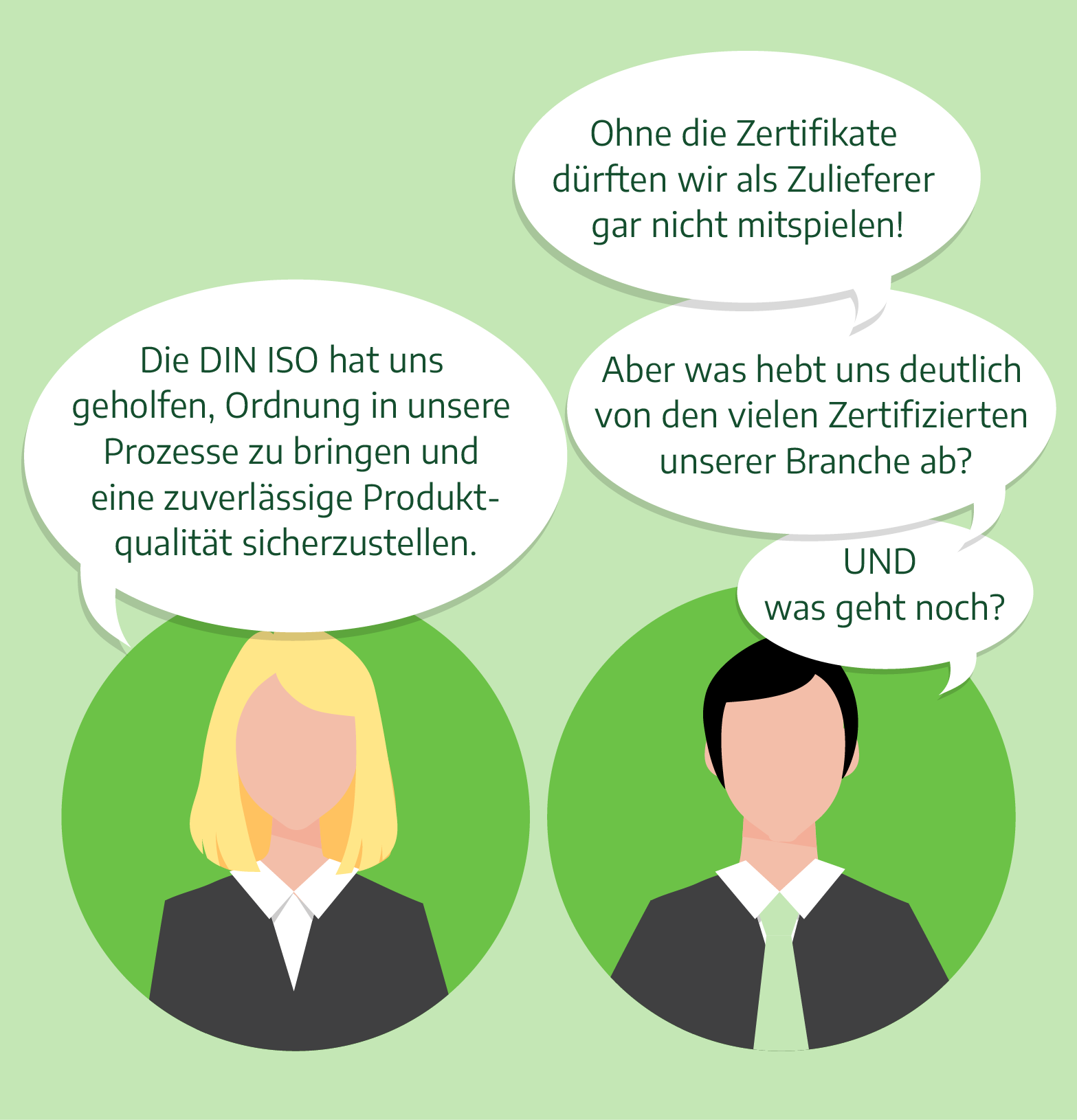 Infografik - Qualität im Ganzen